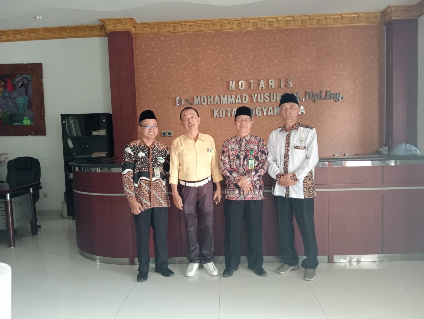 Ketua BWI DIY Dampingi KUA Kapanewon Kasihan Lakukan Konsultasi Percepatan Sertifikasi Wakaf