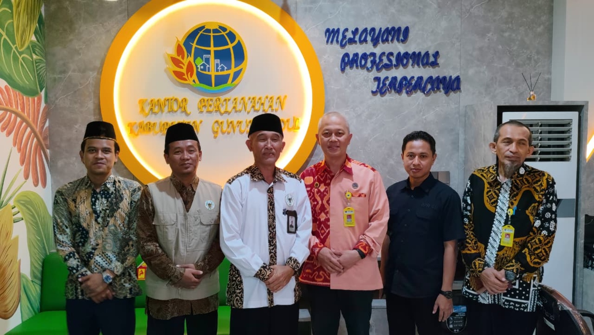 "Perkuat Sinergi Sertifikasi Wakaf", BWI DIY Lakukan Audiensi Ke Kantor Pertanahan Kabupaten Gunungkidul