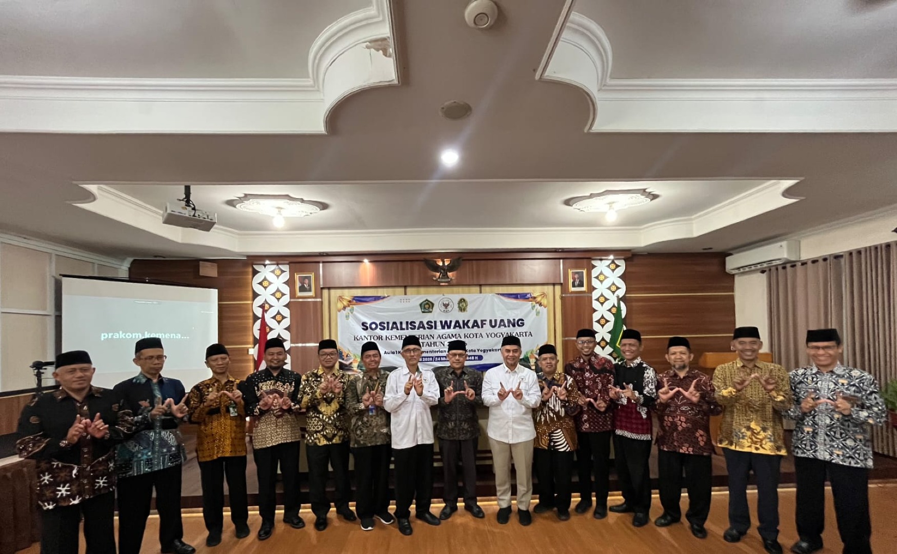 BWI DIY Ikuti Pelantikan Anggota BWI Kota Yogyakarta dan Berikan Sosialisasi Wakaf Uang