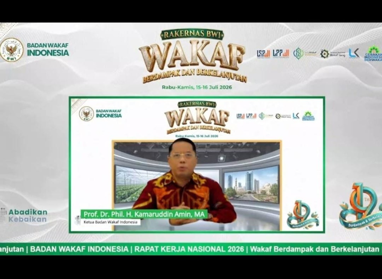 BWI DIY Masuk 10 Besar Indeks Wakaf Nasional Tahun 2026, Bukti Penguatan Tata Kelola Wakaf.