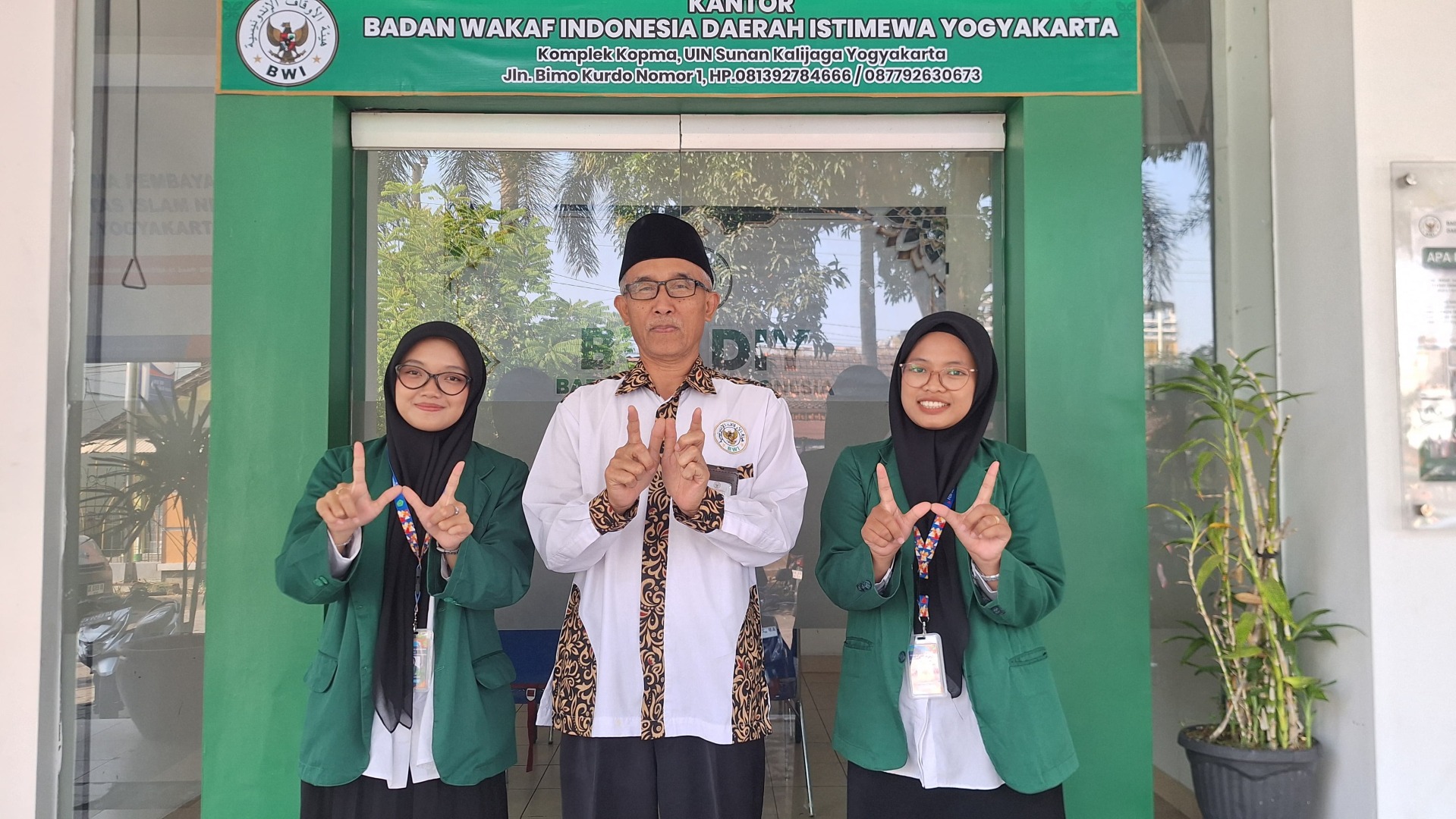 BWI DIY Terima Mahasiswa Magang Dari IIQ An Nur Yogyakarta.